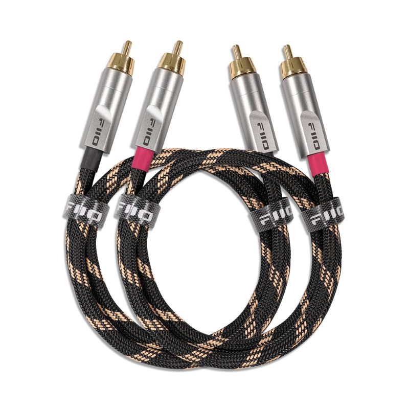 FiiO Lr-rca4l Dual Analog RCA Audio Cable, 5N Pure Copper Silver-Plated, 150cm - Image 5