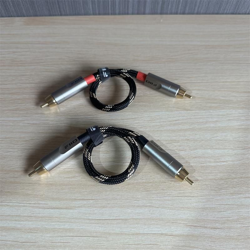 FiiO Lr-rca4l Dual Analog RCA Audio Cable, 5N Pure Copper Silver-Plated, 150cm - Image 4