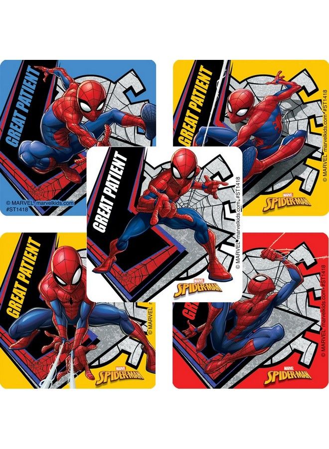SmileMakers Spiderman Patient Stickers Prizes And Giveaways 100 Per Pack - Image 2