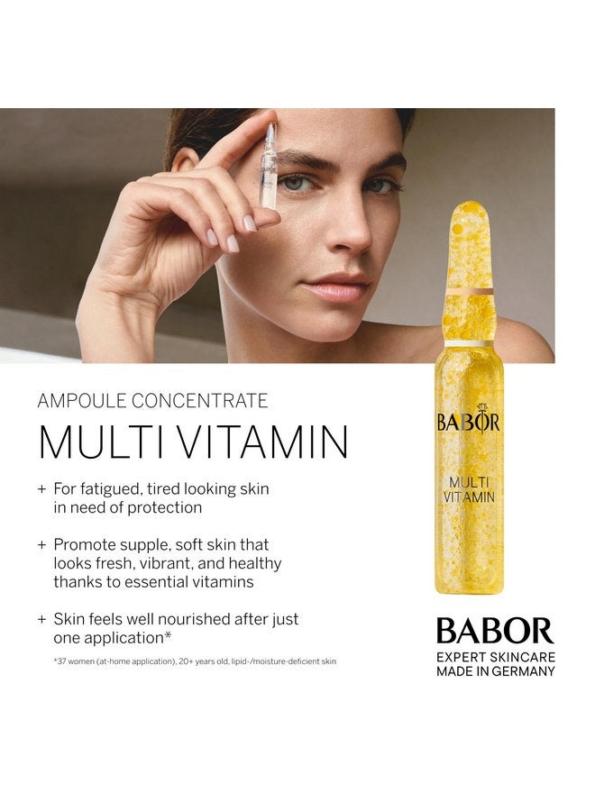 بابور أمبولات فيتامينات متعددة مركّزة من بابور، تعمل على تنشيط البشرة الباهتة المتعبة، فيتامين أ يزيد من إشراق البشرة، فيتامين سي يوحد لون البشرة، النياسيناميد يدعم حاجز البشرة، كبسولات فيتامين للعناية بالبشرة، 7 علاجات - Image 3
