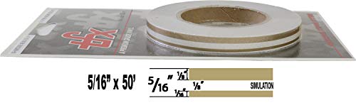 Universal TFX 00053098 Auto Customizing Dual Pinstripe 516 x 50 18 Stripe 18 Gap Then 116 Stripe 098Autumn Gold Metallic - Image 3