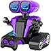 MindPal Robot Toys for Boys Girls with AutoDemonstration Robots for Kids Remote Control Rechargeable Emo Robot with LED Eyes Age 3 Years and Up Purple - Image 2