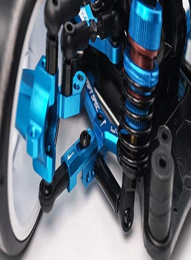 Yeah Racing Aluminum Track Width Adjustable Front Lower Suspension Arm for Tamiya TT02D TATT-S03 Blue #TATT-009BU - Image 3