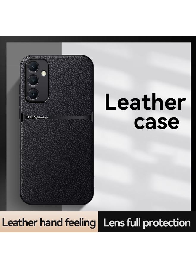 erorex Case For Samsung Galaxy A54 5G Litchi Leather Magnetic Full Coverage Shockproof Phone Case - Image 2