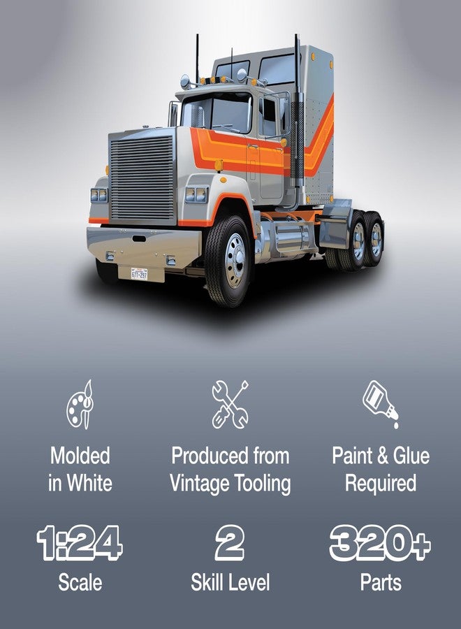 AMT American Superliner Semi Tractor 1:24 Scale Model Kit - Image 2