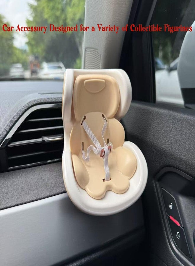 NordELFin Christmas Elf Doll Accessories - Car Seat for 7-15 Inch Dolls, Air Vent Mount with Display Stand, Elf Props & Ideas for Christmas - Image 3