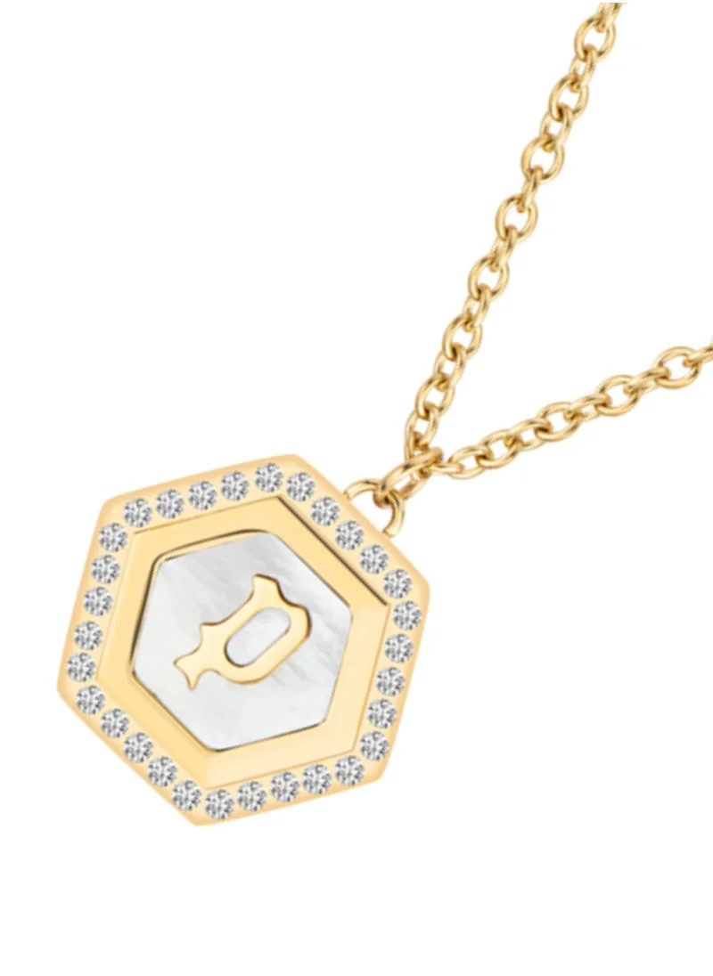 بوليس Police Ornate Gold Plated Necklace for Women - PEJLN2104022