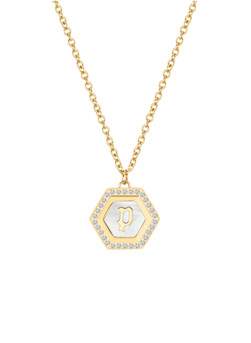 بوليس Police Ornate Gold Plated Necklace for Women - PEJLN2104022