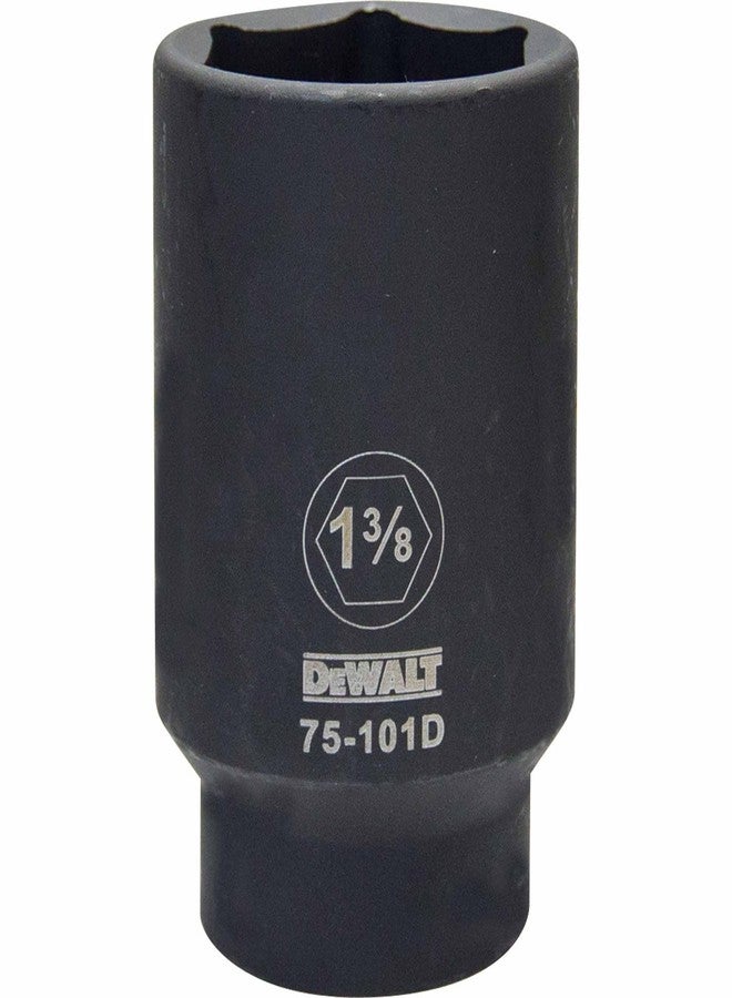 DEWALT DWMT75101OSP 6 Point 1/2" Drive Deep Impact Socket 1-3/8" SAE