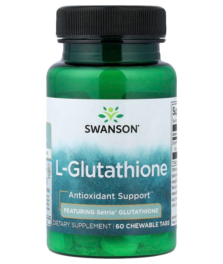 SWANSON L-Glutathione 60 Chewable Tabs (50 mg per Tablet)