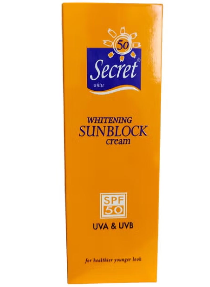 سيكريت وايت كريم تبييض البشرة بعامل حماية من الشمس SPF 50