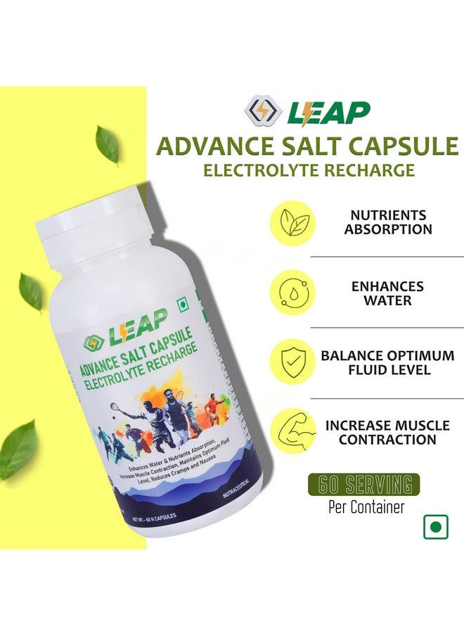 Advance Salt Capsules, Electrolyte Replacement For Runners, Cyclists, And Athletes From Other Sports, 60 Vegan Non-Caffeinated Capsules (Pack Of 1) - pzsku/ZB3CE77F8DB90E17B7A5AZ/45/_/1728309076/16e01b30-c8eb-4223-a3ae-3c4542aacf1d