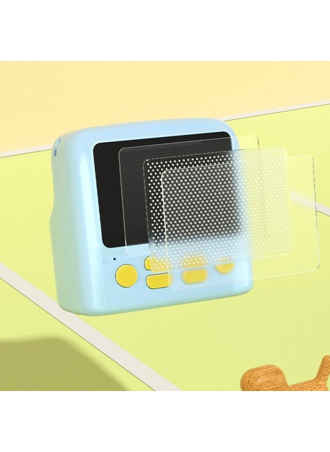 Generic Portable Polaroid Camera Children's Educational Printing Camera HD Digital Polaroid Camera-Color:Blue Without Card  - Image 5