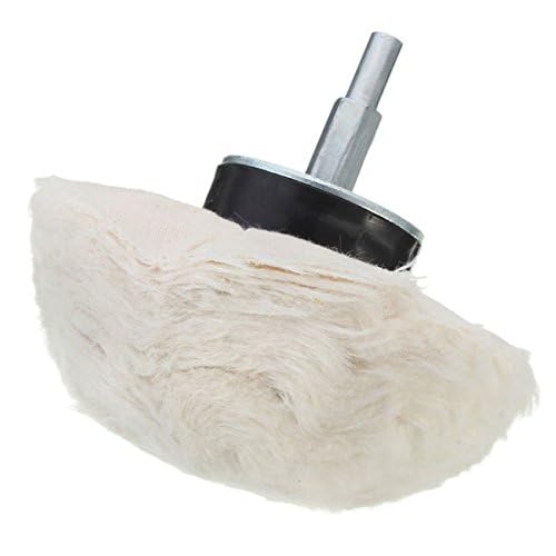 BRUSH HOUSE 1 PC 100mm Cotton Dome Polishing Wheel Mop Buffing Wheel for Rotary Tool Pack of 1 - Image 4