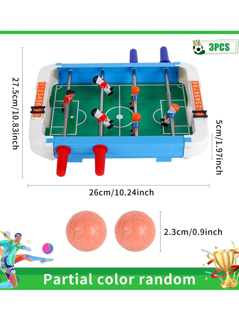 SYOSI Mini Tabletop Football, Portable Mini Tabletop Soccer Game Desktop 2-Player Tabletop Football Game Interactive Soccer Game Toy for Kids Adults Birthday Party Tabletop Game  - Image 5