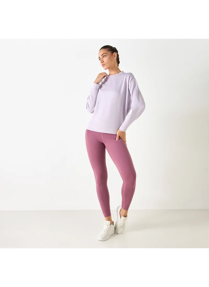 ADOT by Splash Crew Neck Sweatshirt with Long Sleeves