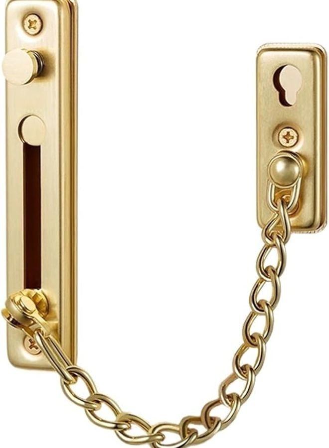 Gold 304 Stainless Steel Anti Theft Security Door Lock Hardware Thickened Door Latch - Image 2