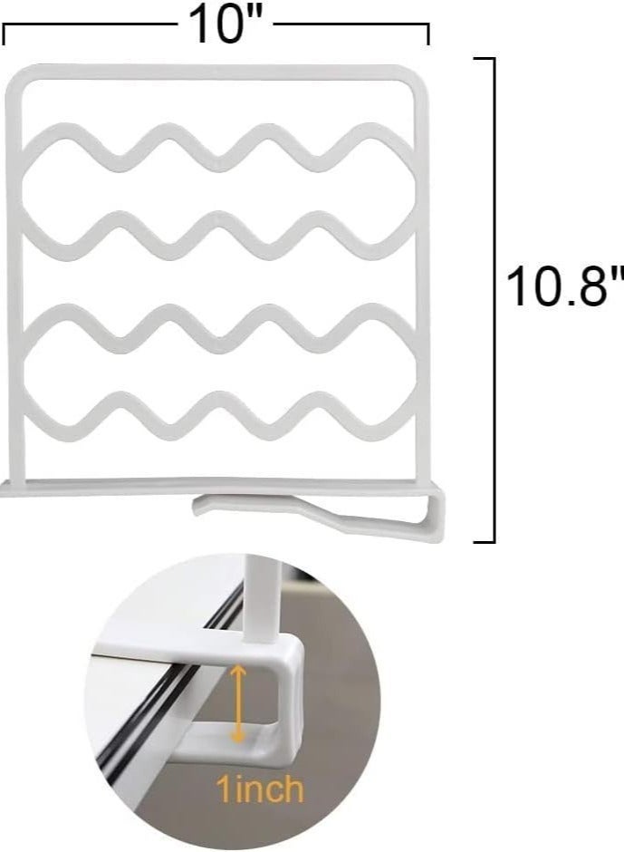 Closet shelf dividers – a hole-free, mountable organizer for clothes, books, and bedroom shelf organization - Image 5