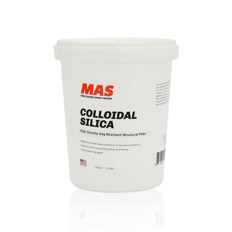 Epoxies Colloidal Silica Epoxy Thickener, High Strength Epoxy Filler Additive for Wood, Marine, and Fiberglass, Structural Bonding & Filleting for 2:1 or 5:1 Epoxy Resin Systems (1 Quart)