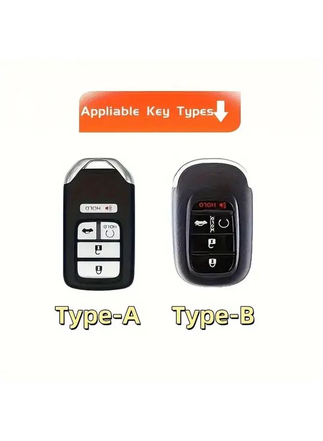 غطاء مفتاح أبيض من مجموعة هوندا سيفيك أكورد CRV مع حبل تعليق - Image 3