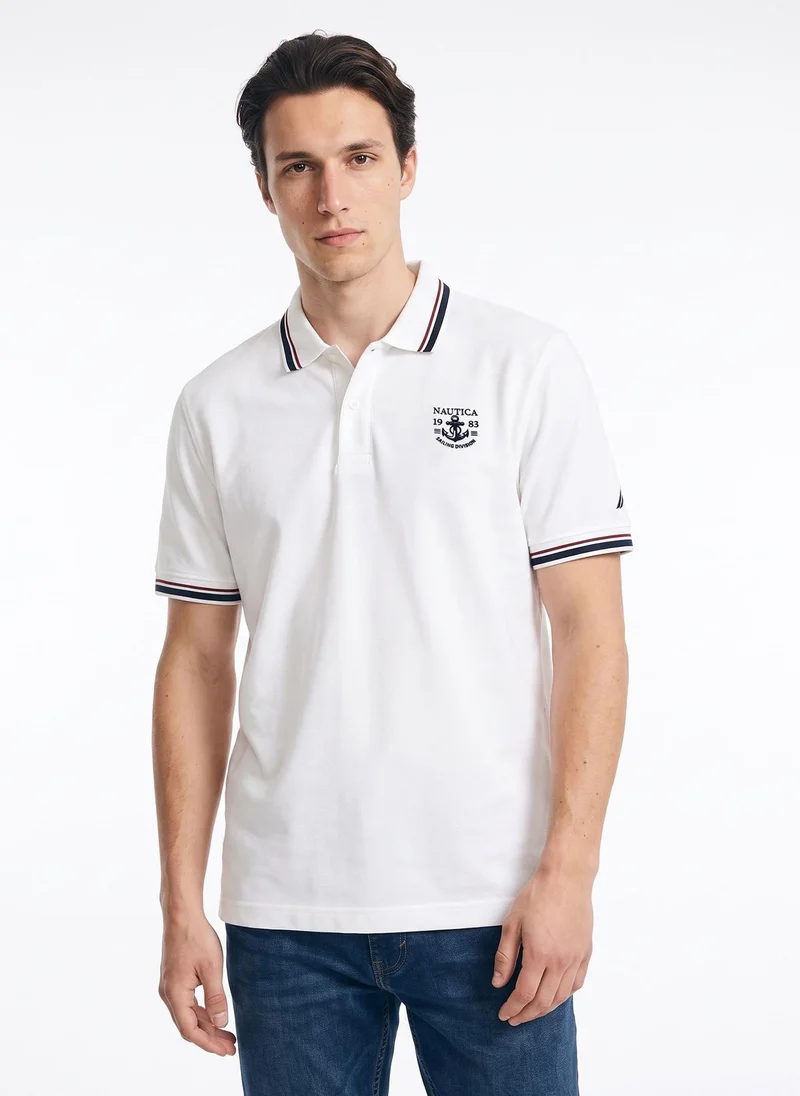 Men's Polo Regular Fit Short Sleeve Premium Essentials Cotton Polo - White