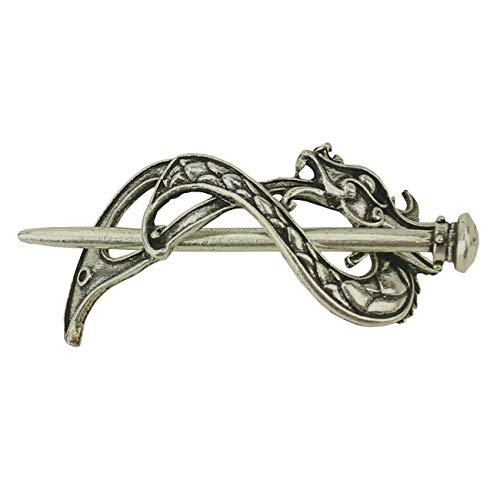 Tinsow Silver 2 Pcs Hair Clip Set, Creative Celtic Hair Slide Hairpins Hair Accessories Hair Claws for Women (Style B S) - Image 2