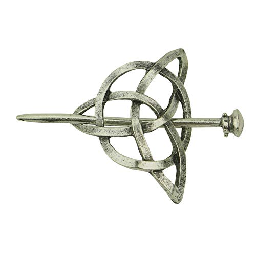 Tinsow Silver 2 Pcs Hair Clip Set, Creative Celtic Hair Slide Hairpins Hair Accessories Hair Claws for Women (Style B S) - Image 4