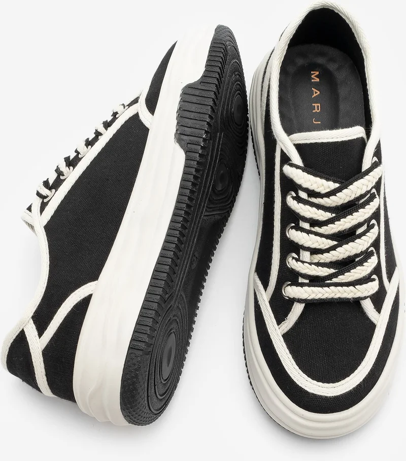 مارجين Women's Sneaker Lace-Up Linen Sneakers Dofkin