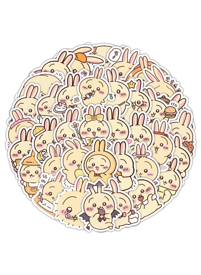 NIBEMINENT 60 Pcs Cartoon Usaki Deco Kit Waterproof Stickers, High Definition Printing Bright Colors, Suitable for Laptop Skateboard Luggage Water Bottle Guitar DIY - Image 1