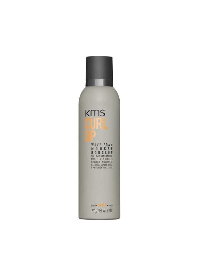kms CURLUP Curl Defining Wave Foam Mousse, 6.9 Oz - Image 1