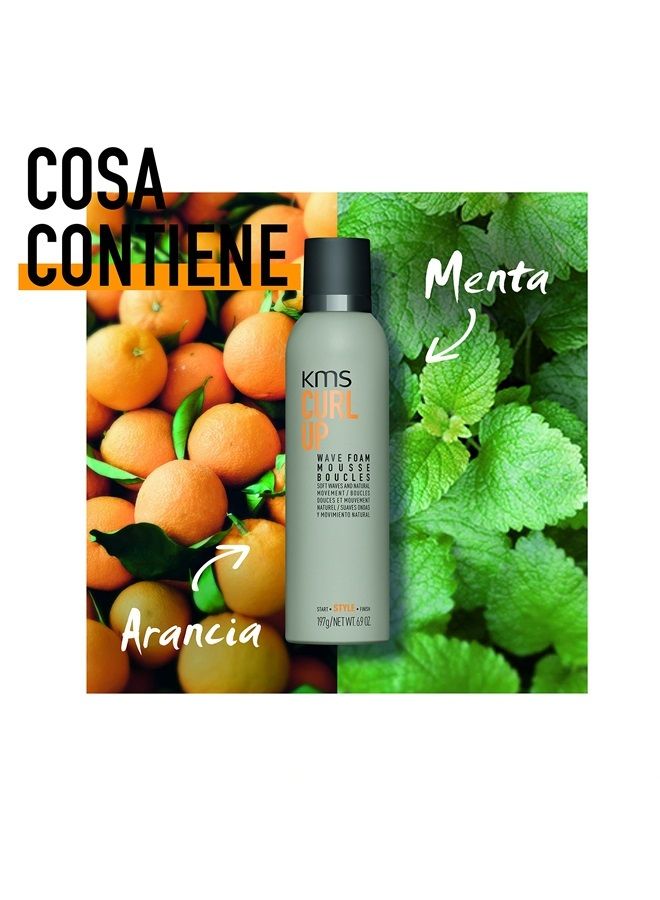 kms CURLUP Curl Defining Wave Foam Mousse, 6.9 Oz - Image 4