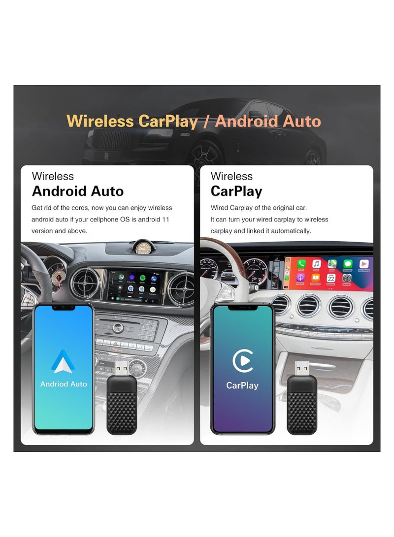 Wireless CarPlay Adapter for iOS 10+ - Convert Wired to Wireless CarPlay Dongle, USB Bluetooth Adapter for Factory CarPlay Vehicles (2017+) - Easy Plug & Play, Auto-Connect. - Image 2