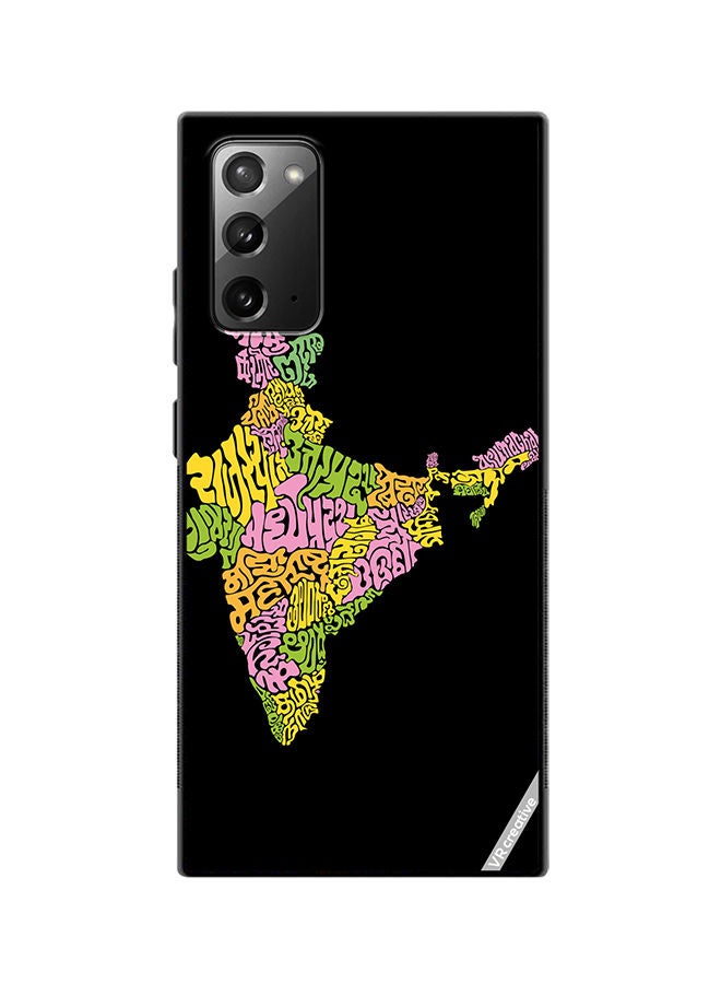 VR CREATIVE Protective Case Cover For Samsung Galaxy Note20 5G Indian States Name Design Multicolour - Image 1
