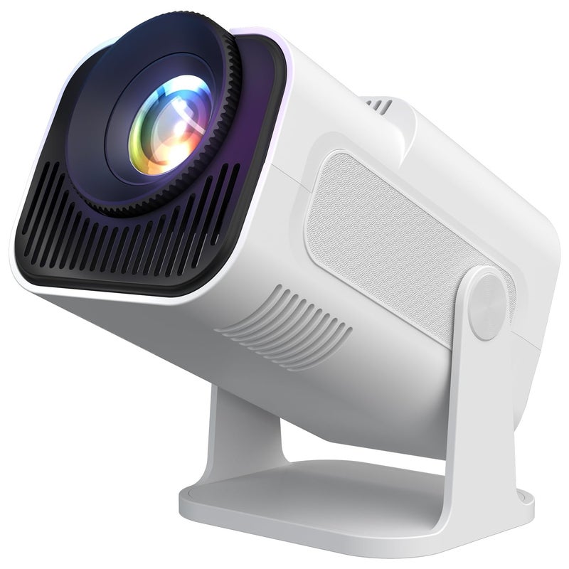 Portronics بيم 470 بروجيكتور ميني ذكي LED، 720p HD، 2000 لومن، تطبيقات بث مثبتة مسبقًا (نتفليكس، برايم فيديو، هوتستار)، تصحيح تلقائي، مكبر صوت 3 واط، زاوية قابلة للتعديل، عكس شاشة لاسلكي - Image 1