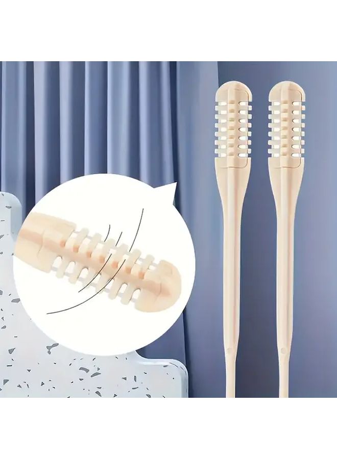10 Pcs Manual Nose Hair Trimmer Set 360 Degree Rotating Trimme Double Sided Blade No Battery Needed Easy To Clean Plastic Material Safe Personal Care Product - Image 3