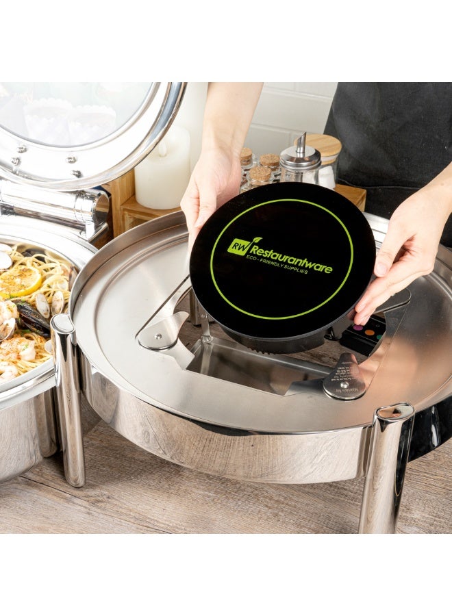Restaurantware Induction Warming Unit for Compatible Chafers - 1000W - Adjustable - 1ct Box - Met Lux  - Image 5