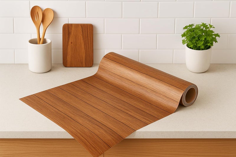 Barebeauty Self-Adhesive Wall Sticker Waterproof Anti Mode and Heat Resistant Drawer Kitchen Oil Proof Foil Stickers Kitchen Wallpaper (45cm X 300cm) (Pack of 1) - Image 2