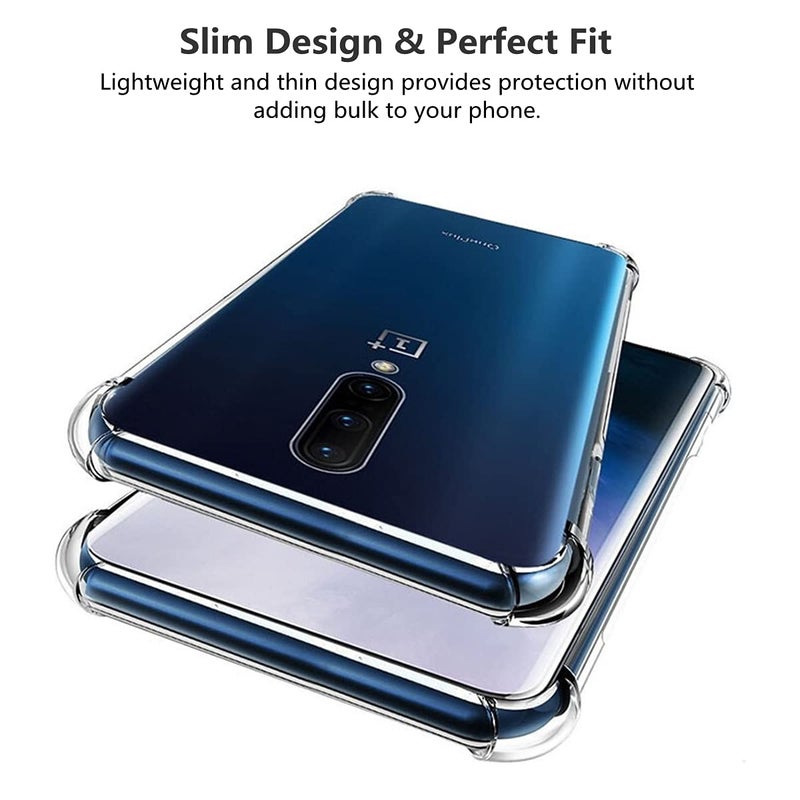 iCoverCase for OnePlus 7 Pro Case Clear, Corner Shockproof Protective Phone Case Soft TPU Slim Thin Case for OnePlus 7 Pro - Clear - Image 4