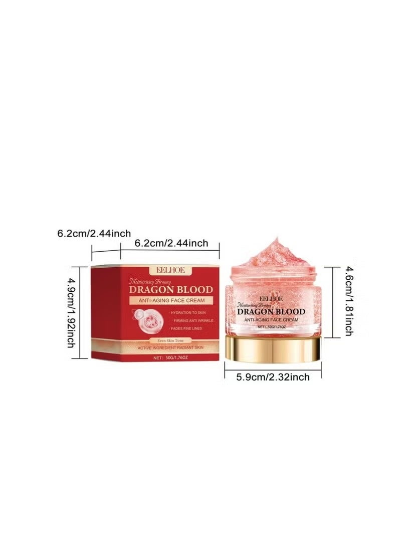 EELHOE Retinol Placenta Dragon Blood Cream, Dragons Blood Easy Cream Moisturizers, Dragons Blood Cream For Anti Wrinkle, Nourishing & Hydrating, For All Skin Types (50g) - Image 4