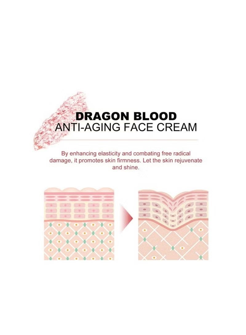 EELHOE Retinol Placenta Dragon Blood Cream, Dragons Blood Easy Cream Moisturizers, Dragons Blood Cream For Anti Wrinkle, Nourishing & Hydrating, For All Skin Types (50g) - Image 5