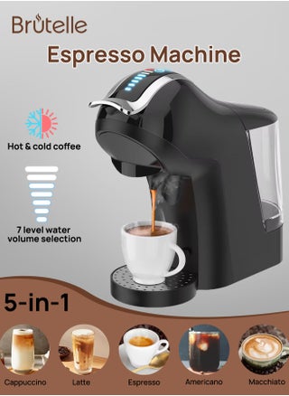 5in1 Coffee Maker Espresso Machine 19Bar Capsule Coffee Maker with Cold and Hot Extraction for Nespresso, Dolce Gusto, Ground Coffee and ESE Pods - pzsku/ZB3CFAC00BA9A3DCF1C44Z/45/1742547594/d794ad4c-d42b-4a75-963b-f385d77336f8