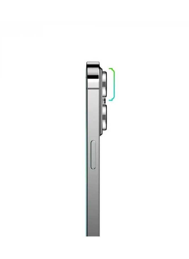 GREEN LION iPhone 13/13 Mini Trio Camera Lens / HD Clarity / Anti Scratch / 9H Hardness / Shatter Protection / Anti Fingerprint / Anti-Glare Coating / Nano Absorption / Water Resistant - Black - Image 2