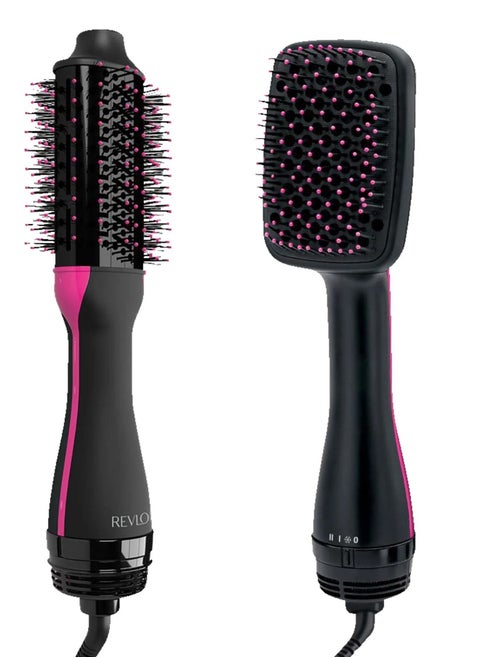 800 Watt Revlon Salon One-Step Combo Pack: One Volumiser and One Paddle Dryer