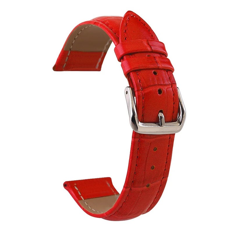 Bluejw Universal Replacement Leather Watch Strap 10mm-24mm – Fits Apple, Huawei, Garmin, Samsung & More - Image 1