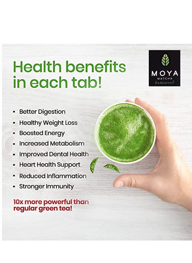 MOYA - Organic Matcha Powder, Authentic Japanese Green Tea, 1st Harvest from Uji, Kyoto, Japan, Herbal Tea, Matcha Tea, 50g. Recommended serving is 1g to 1.5g - Image 1