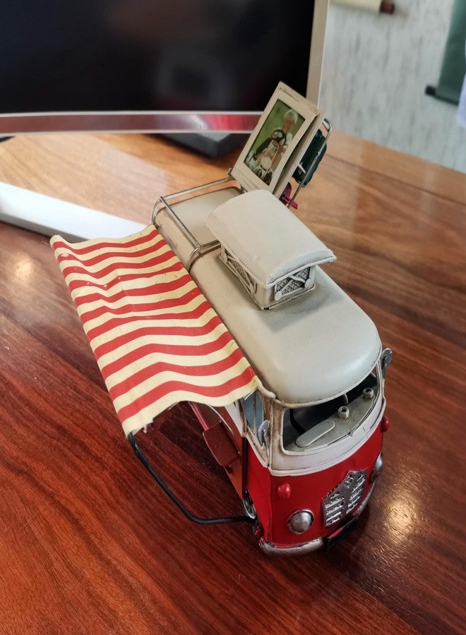 VANLAXY خمر شاحنة التخييم نموذج تمثال نموذج الحافلة - Image 4