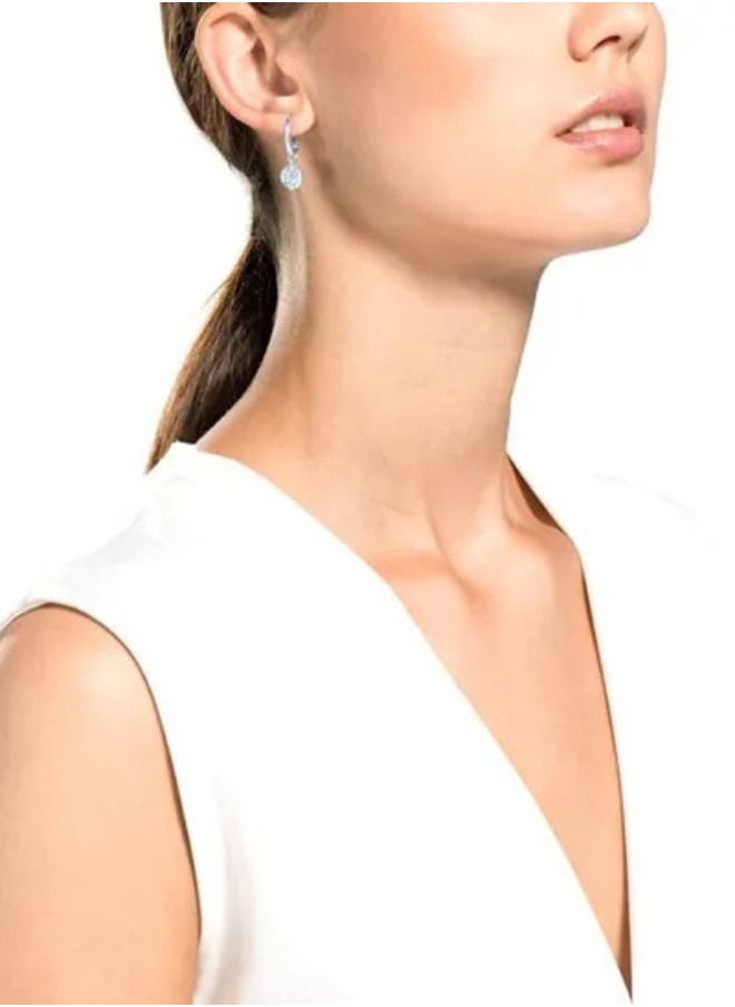 Chomel Rhodium Plated Stainless Steel Dangle Earrings  - Image 3