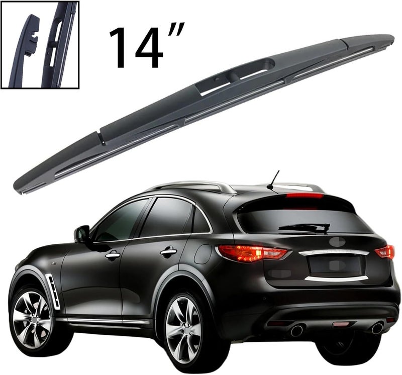 Wivplex 14" Rear Windshield Wiper Blade for INFINITI - Image 4