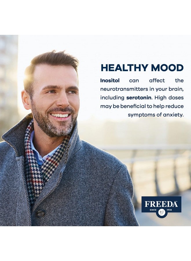 FREEDA Pure Inositol Powder - Myo-Inositol for Mood & Hormone Balance, Kosher, Vegan, Gluten-Free, No Additives, Easy-to-Mix (16 oz, 500 Servings) - Supports PCOS & Fertility - Image 5