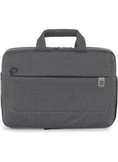 Tucano Loop 13"-14" Inch Multi-Pocket Laptop Sleeve Briefcase Large Capacity Shoulder Bag Electronic Accessories Organizer | Messenger Carrying Case Black/Gray  - Image 1